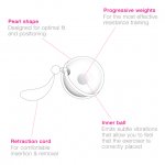 Profesjonalna kulka gejszy do ćwiczeń mięśni Kegla - Intimina Laselle 28g  