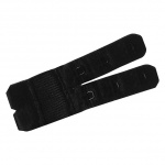 Przedłużki do zapięcia biustonosza 2 haftki - Bye Bra Flexible Bra Extenders 2-Hook - Cieliste x2 & Czarny & Biały
