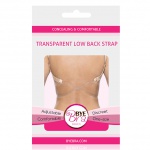 Przezroczyste ramiączko krzyżak obniżający zapięcie biustonosza - Bye Bra