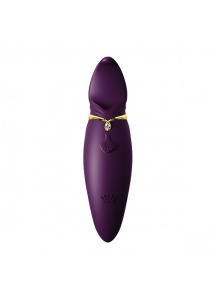 Pulsacyjny masażer łechtaczki - Zalo Hero Clitoral Pulsewave Vibrator Jewel   Fioletowy