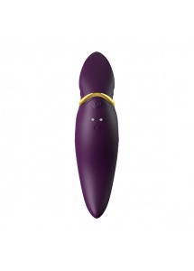 Pulsacyjny masażer łechtaczki - Zalo Hero Clitoral Pulsewave Vibrator Jewel   Fioletowy