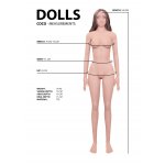 Realistyczna sex LALKA TPE kobieta jak prawdziwa - KAROLINA 160cm