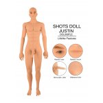 Realistyczna sex LALKA TPE Mężczyzna Facet jak prawdziwy - JANEK 180cm