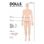 Realistyczna sex LALKA TPE Mężczyzna Facet jak prawdziwy - JANEK 180cm