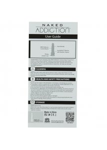 Realistyczny wibrator klasy premium z rotacją - Naked Addiction Rotating & Vibrating Dong with Remote Caramel 20 cm  