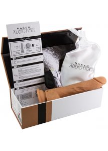 Realistyczny wibrator posuwisty - Naked Addiction Thrusting Dong with Remote 9 Inch Karmel