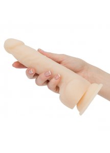 Realistyczny wibrator posuwisty - Naked Addiction Thrusting Dong with Remote 9 Inch Wanilia