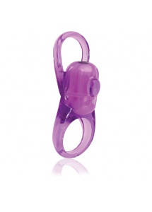 Regulowany pierścień wibrujący na penisa - The Screaming O Rodeo Bucker Purple 