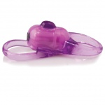 Regulowany pierścień wibrujący na penisa - The Screaming O Rodeo Bucker Purple 