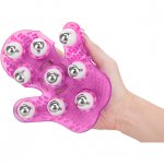 Rękawica do masażu - PowerBullet Roller Balls Massager Różowy