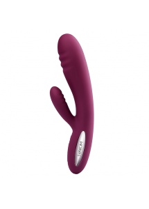 Rozgrzewający się wibrator - Svakom Adonis Rabbit Vibrator  Fioletowy