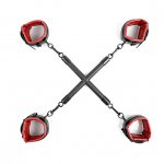 Rozpórka do krępowania w kołyskę i kajdanki zestaw BDSM - Sportsheets Saffron Hog Tie & Cuff Set  