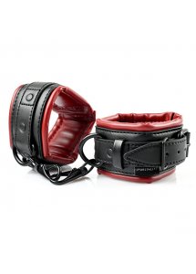 Rozpórka do krępowania w kołyskę i kajdanki zestaw BDSM - Sportsheets Saffron Hog Tie & Cuff Set  