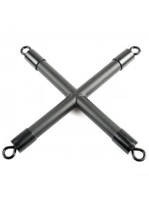 Rozpórka do krępowania w kołyskę i kajdanki zestaw BDSM - Sportsheets Saffron Hog Tie & Cuff Set  