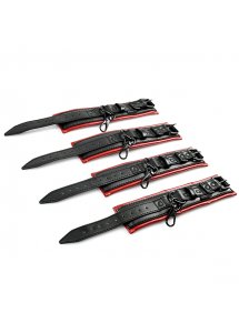 Rozpórka i kajdanki zestaw BDSM - Sportsheets Saffron Spreader Bar & Cuff Set  