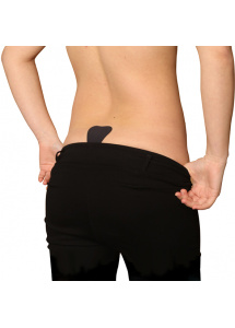 Samonośne stringi na silikonie - Bye Bra Adhesive Thong One Size  Cieliste