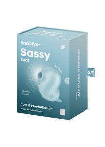SATISFYER - WIBRATOR SSĄCY PULSACYJNY NIEBIESKI