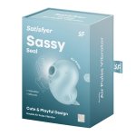 SATISFYER - WIBRATOR SSĄCY PULSACYJNY NIEBIESKI