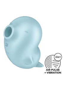 SATISFYER - WIBRATOR SSĄCY PULSACYJNY NIEBIESKI