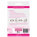 Ściągacze klipsy do ramiączek - Bye Bra Curved Clips - Brązowe (2x) & Czarny & Biały