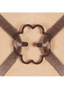 Ściągacze klipsy do ramiączek - Bye Bra Curved Clips - Brązowe (2x) & Czarny & Biały