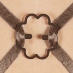 Ściągacze klipsy do ramiączek - Bye Bra Curved Clips - Brązowe (2x) & Czarny & Biały