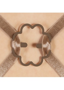 Ściągacze klipsy do ramiączek - Bye Bra Curved Clips - Brązowe (2x) & Czarny & Biały