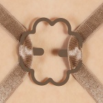 Ściągacze klipsy do ramiączek - Bye Bra Curved Clips - Brązowe (2x) & Czarny & Biały