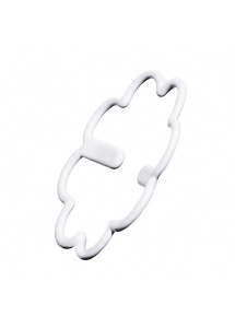 Ściągacze klipsy do ramiączek - Bye Bra Curved Clips - Brązowe (2x) & Czarny & Biały