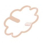 Ściągacze klipsy do ramiączek - Bye Bra Curved Clips 3 kolory