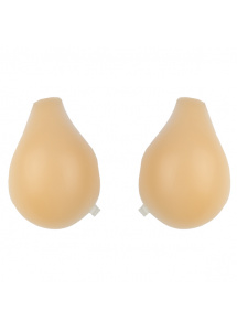Silikonowe nakładki push up głęboki dekolt - Bye Bra Silicone Cups Nude M  