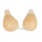Silikonowe nakładki push up głęboki dekolt - Bye Bra Silicone Cups Nude M  