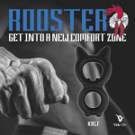 Silikonowy podwójny pierścień na penisa - Velv'Or Rooster Kalf Cat Shaped Cock Ring Design  