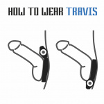 Silikonowy pierścień wibrujący na penisa - Velv'Or Rooster Travis Bulky Cock Ring with Vibrating Mini Bullet  