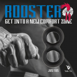 Silikonowy podwójny pierścień erekcyjny - Velv'Or Rooster Justus Playful Multifunctional Double Cock Ring 
