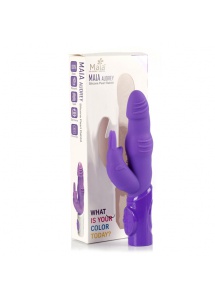 Silikonowy wibrator króliczek - Maia Toys Silicone Pearl Rabbit Purple 