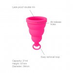 Składany kubeczek menstruacyjny dla początkujących - Intimina Lily Cup One, 21 ml  