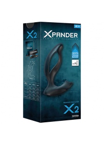 Składany masażer prostaty - XPANDER X2 Black  Duży