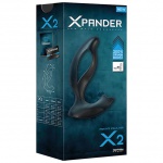 Składany masażer prostaty - XPANDER X2 Black  Duży