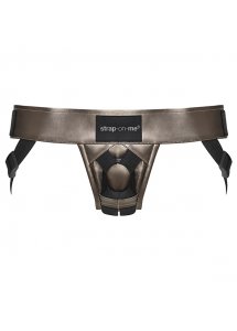 Skórzana uprząż do strap-on - Strap-On-Me Leatherette Harness Curious
