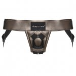 Skórzana uprząż do strap-on - Strap-On-Me Leatherette Harness Curious
