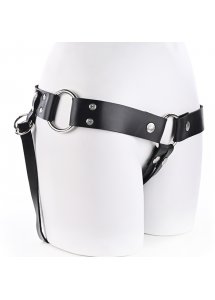 Skórzana uprząż do strap-on - Sportsheets Montero Strap On  