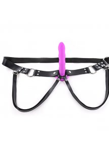 Skórzana uprząż do strap-on - Sportsheets Montero Strap On  