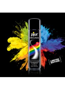 Skuteczny silikonowy środek nawilżający Pjur - Original 100 ml Tęczowa edycja limitowana