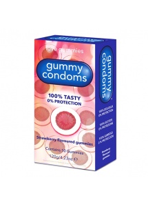 Słodkie prezerwatywy cukierkowe - Gummy Condoms  