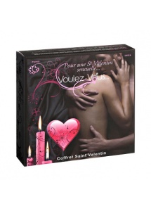Smakowity zestaw olejków i pyłków do ciała Voulez-Vous... - Gift Box Valentin
