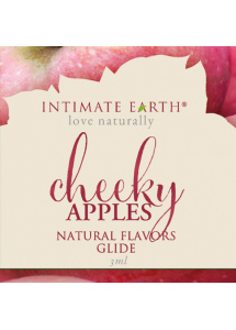 Smakowy żel nawilżający - Intimate Earth Lube 3ml Jabłko SASZETKA