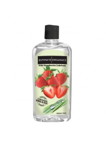 Smakowy żel nawilżający - Intimate Organics Wild Strawberries Lube 120 ml truskawki