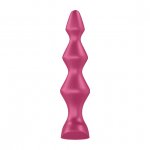 Sonda analna kulkowa z wibracjami - Satisfyer Lolli Plug 1   Czerwony