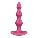 Sonda analna kulkowa z wibracjami - Satisfyer Lolli Plug 1   Czerwony